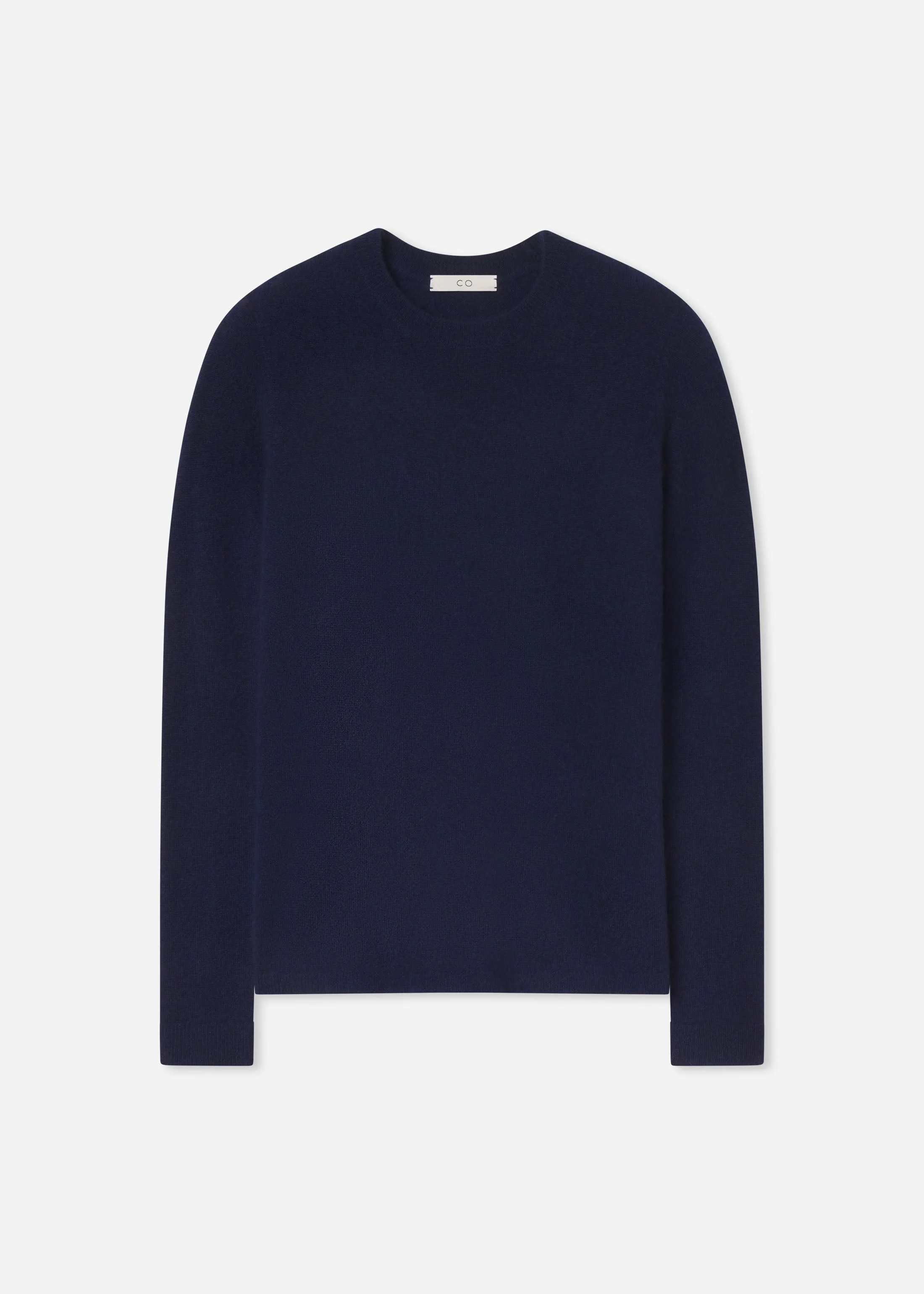 Long Sleeve Crew Sweater in Cashmere Silk - 1