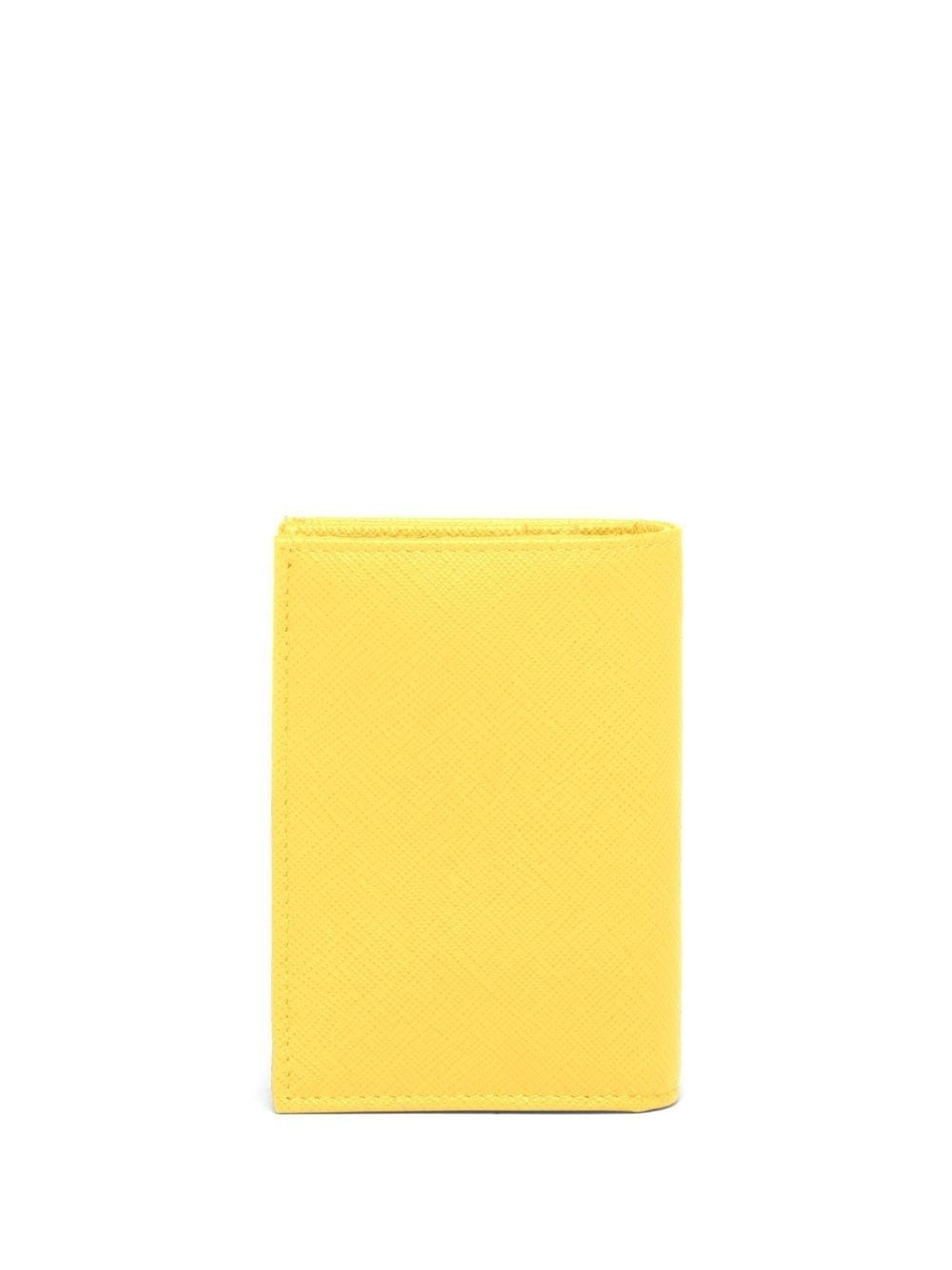 small Saffiano-leather tri-fold wallet - 2