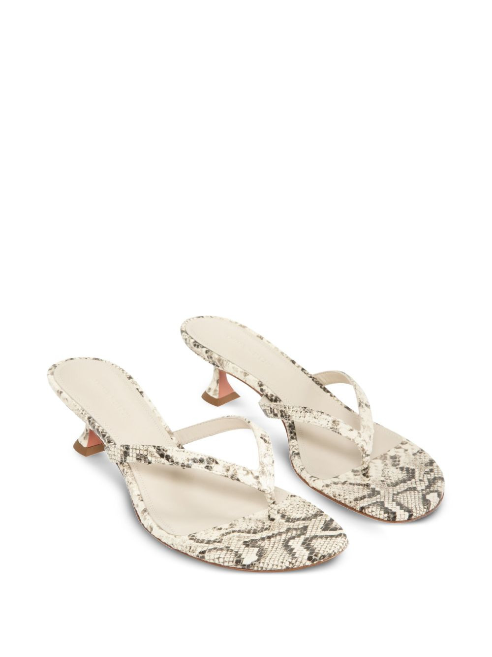 45mm Juliette Thong snakeskin sandals - 2