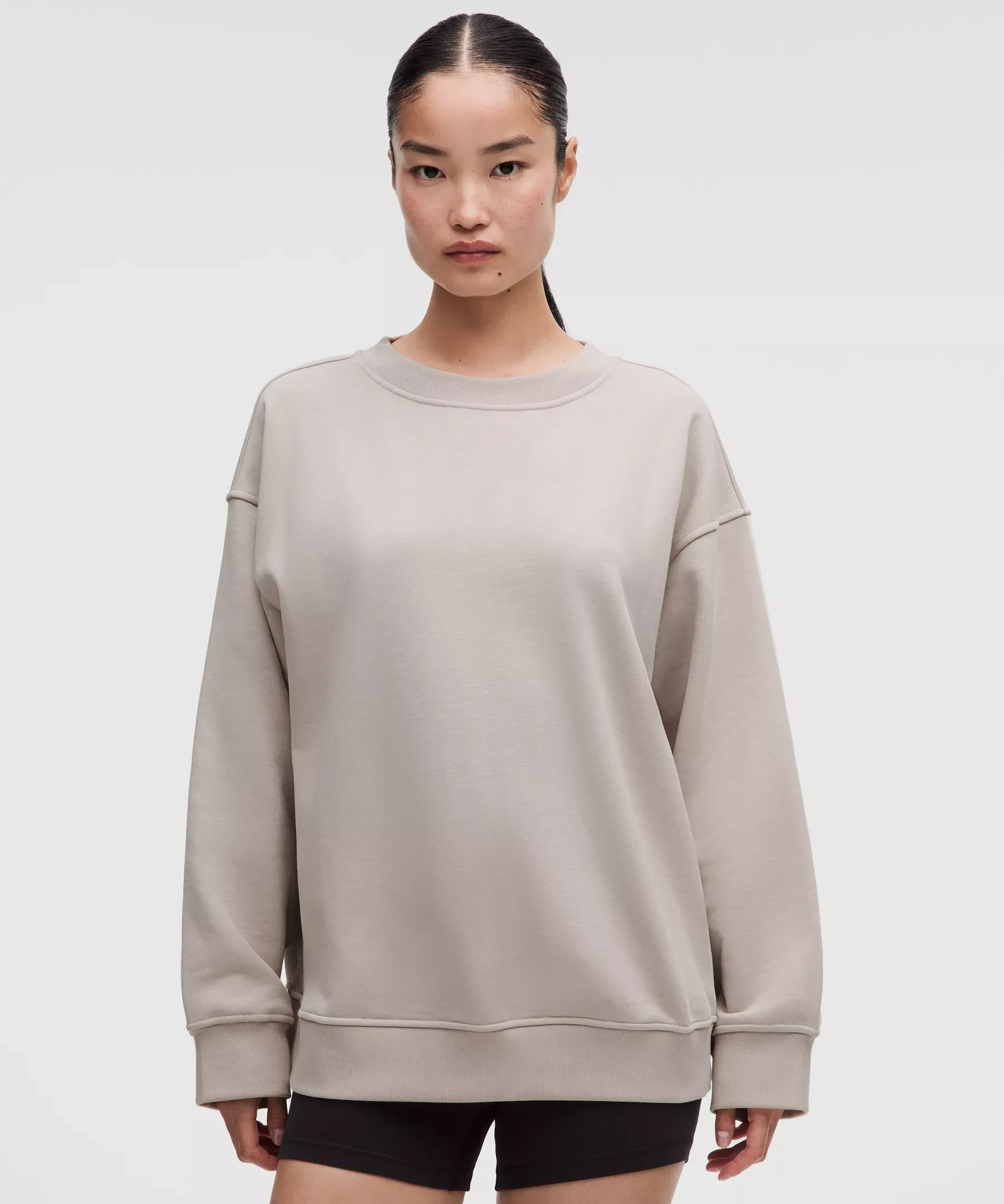 French Terry Oversized Crew - 1