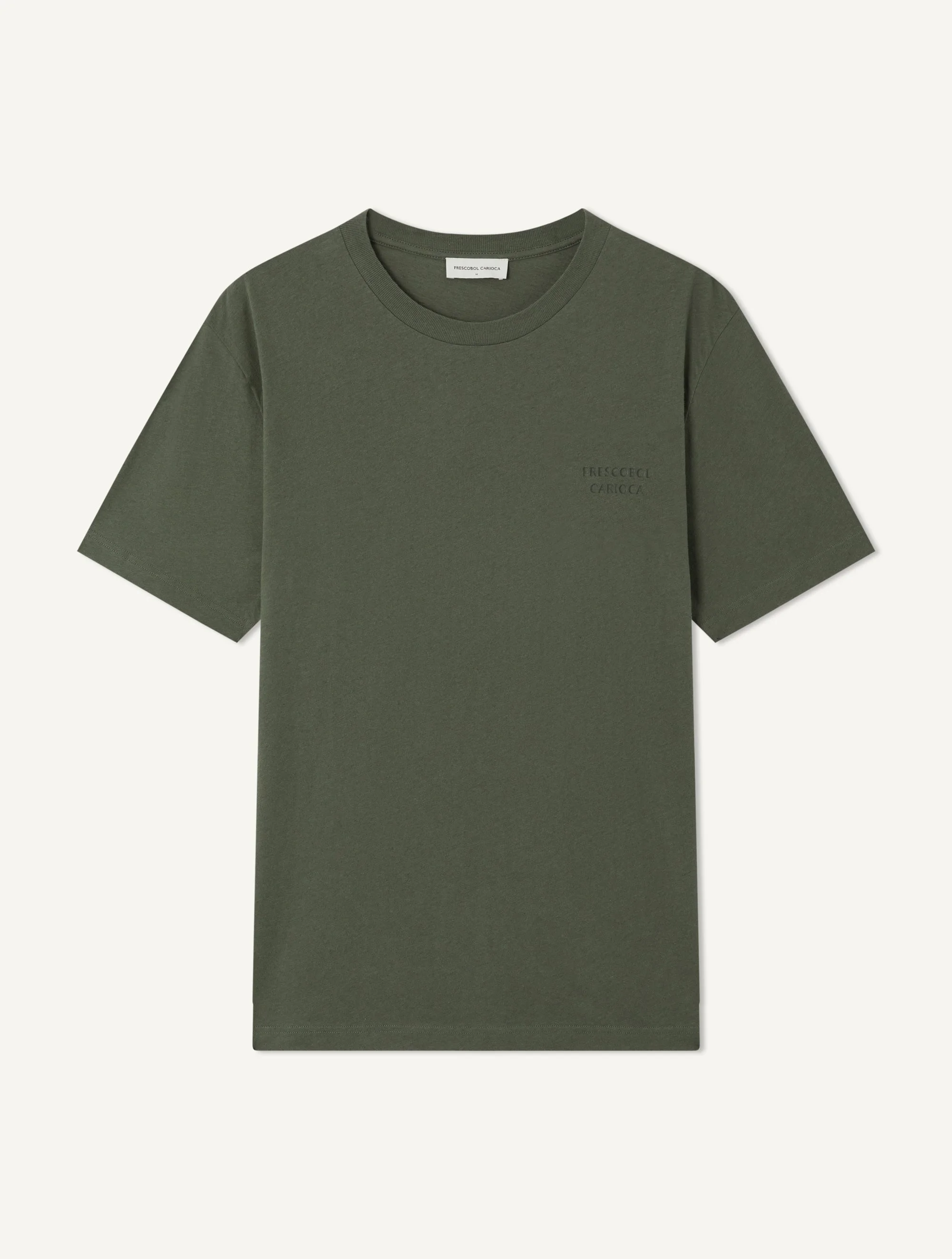 DINIS COTTON-LINEN T-SHIRT - 1