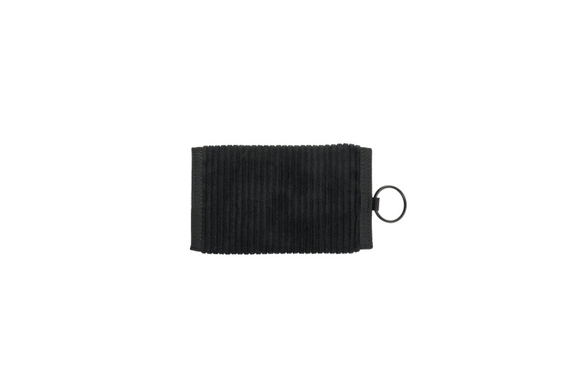 PALACE CORDUROY TRI WALLET BLACK outlook
