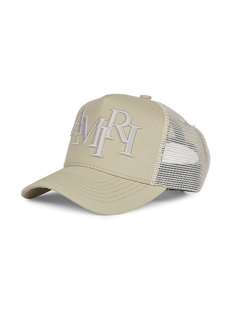 Staggered Logo Trucker Hat 1