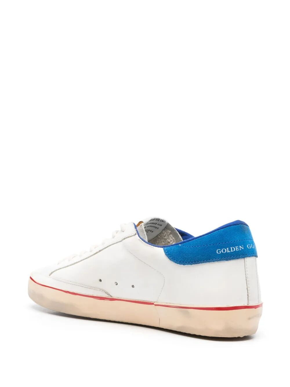 Golden Goose Men "Super Star" Leather Upper With Signature Suede Tongue And Heel Skate Star Sneakers - 2
