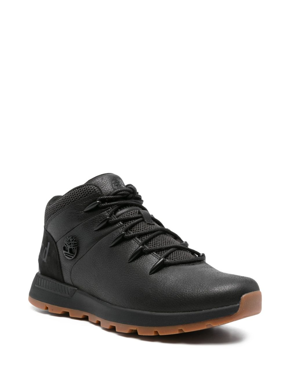 leather lace-up boots - 2