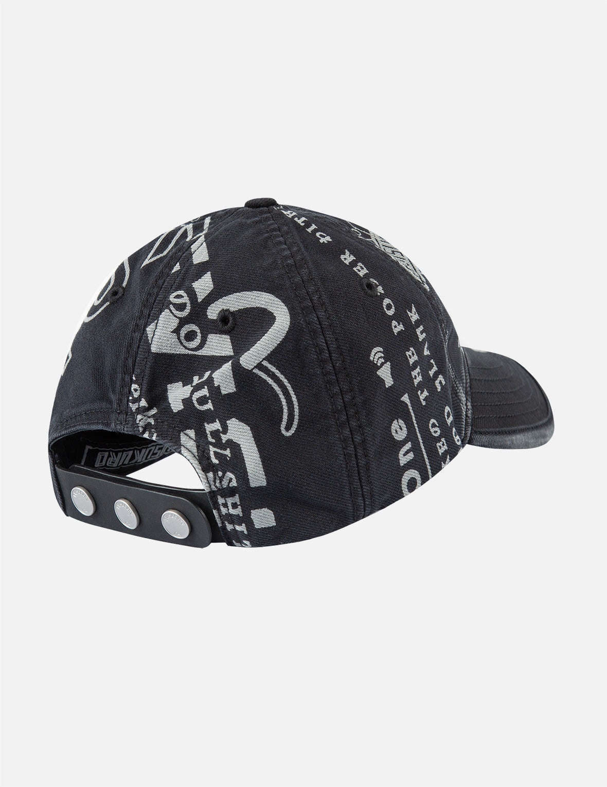 Logo and Slogan Print Dad Cap - 4