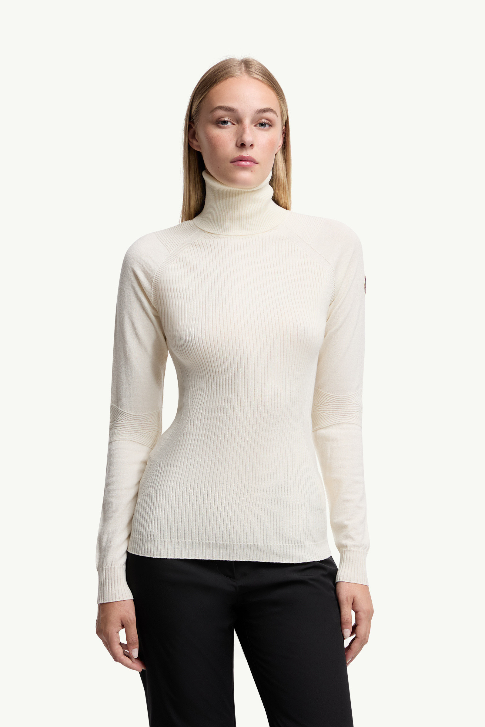 Wool Blend Turtleneck Sweater - 3