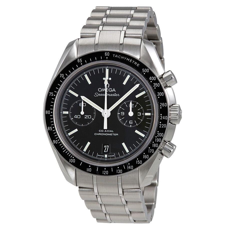 Pre-owned Omega Speedmaster Moonwatch Chronograph Tachymeter Black Dial Men's Watch 311.30.44.51.01. - 1