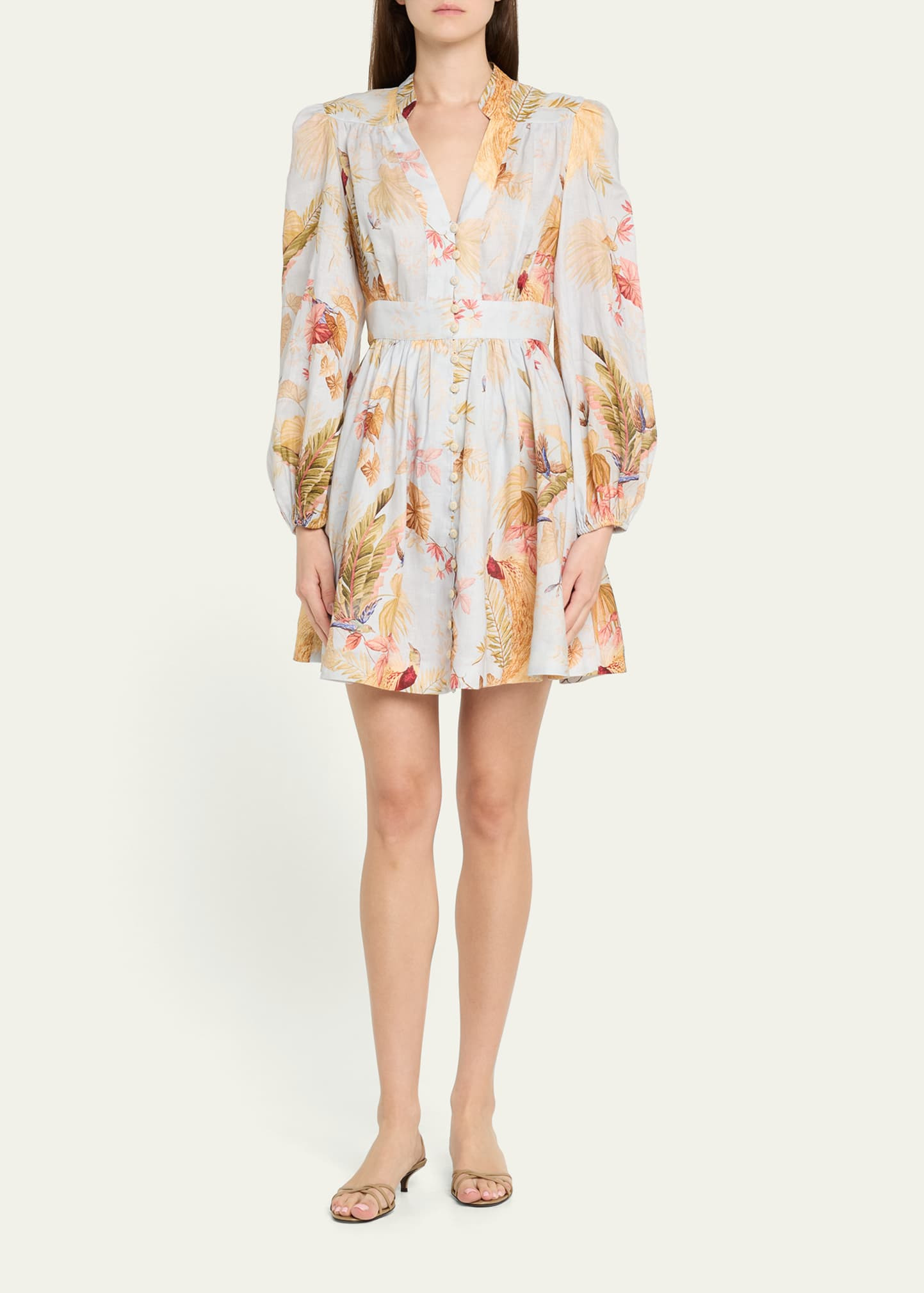 Ascension Plunge Mini Dress - 2