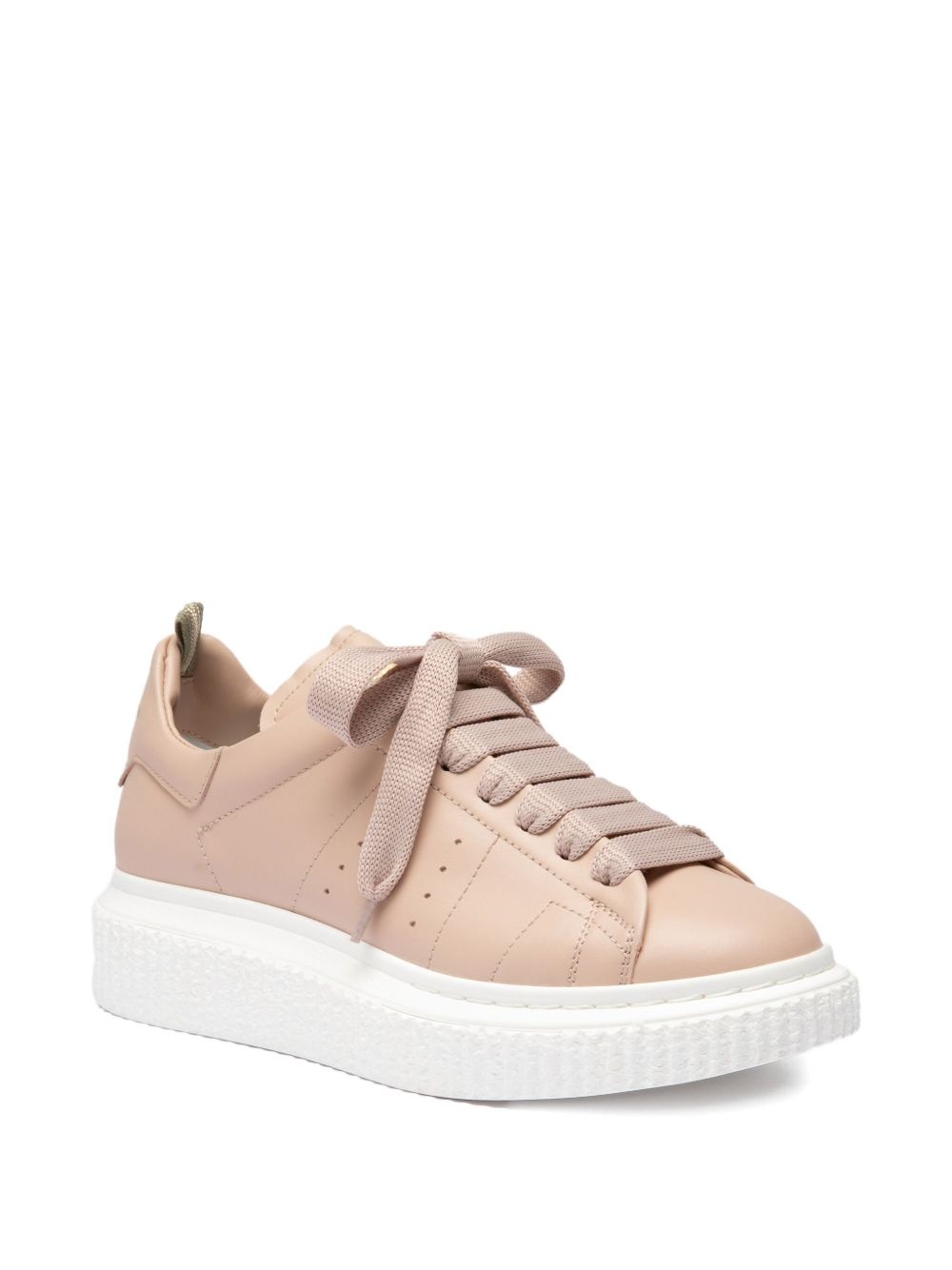 Krace leather lace-up trainers - 2