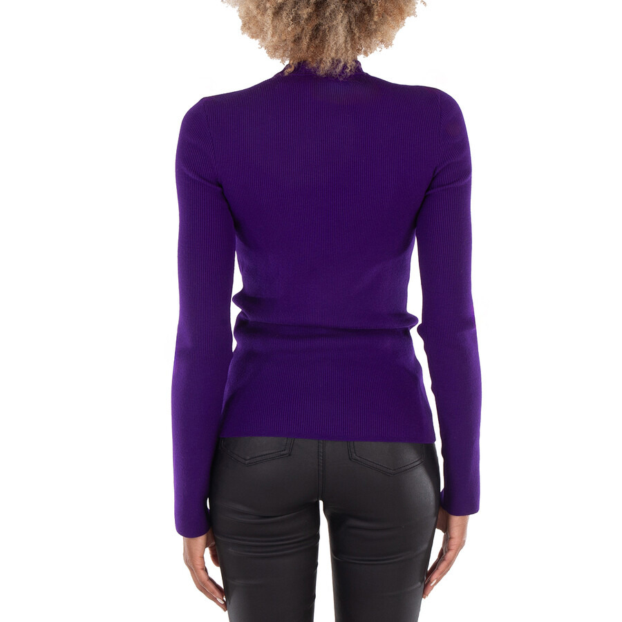 Burberry Equestrian Knight Logo Wool Blend Sweater - 4