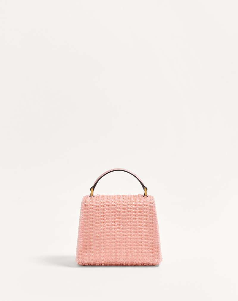 VALENTINO GARAVANI VSLING MINI EMBROIDERED HANDBAG WITH JEWEL LOGO 4