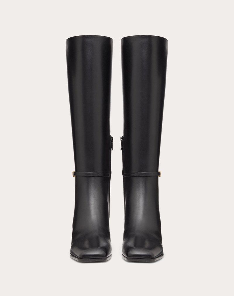 VALENTINO GARAVANI TAN-GO BOOT IN CALFSKIN LEATHER 60MM 4