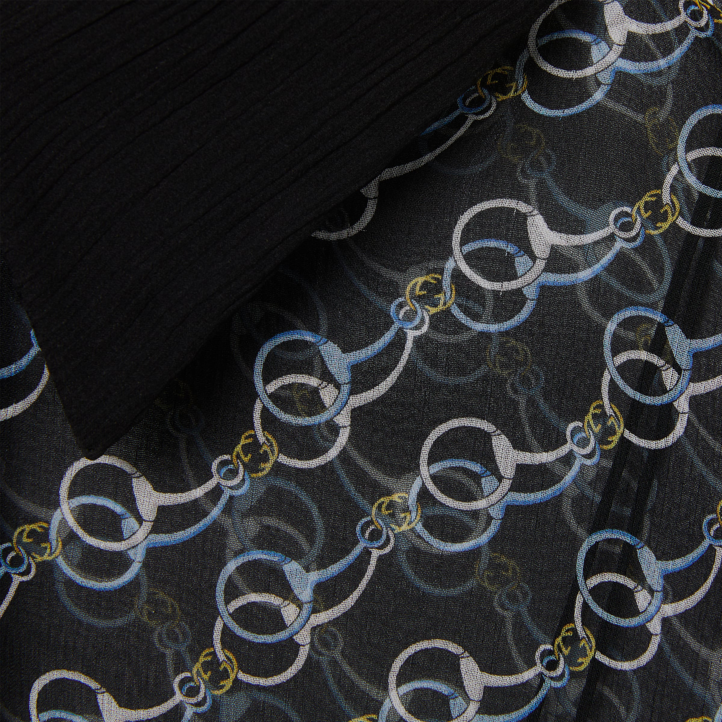 Printed silk creponne shirt - 7