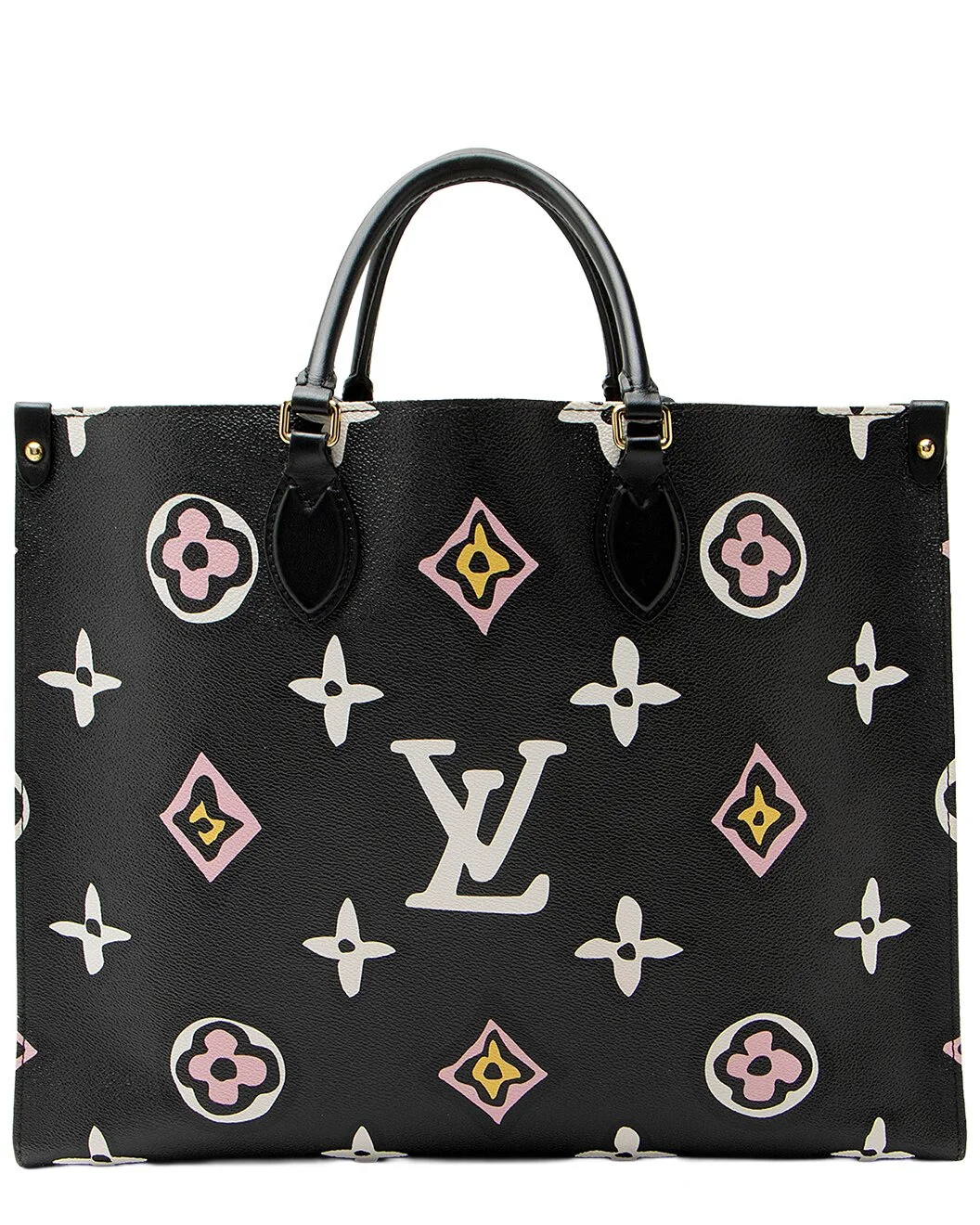 Louis Vuitton Beige, Black Monogram Coated Canvas Wild At Heart Onthego GM
(Authentic Pre-Loved) - 1