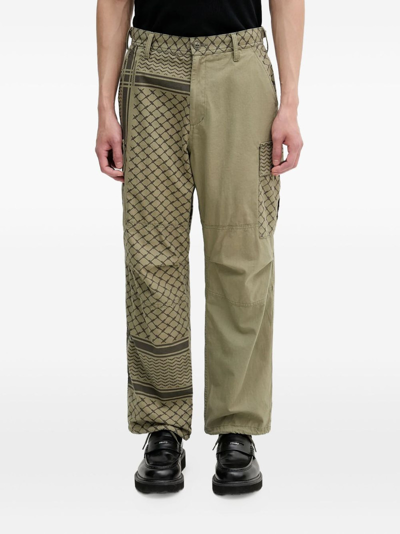 patterned cargo pants 1