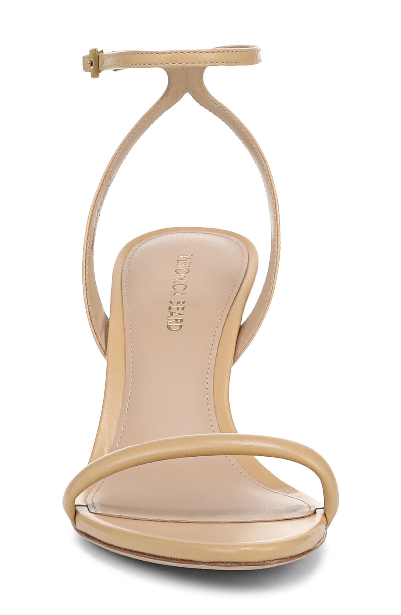 Veronica Beard Sylvie Ankle Strap Sandal in Wheat at Nordstrom - 4