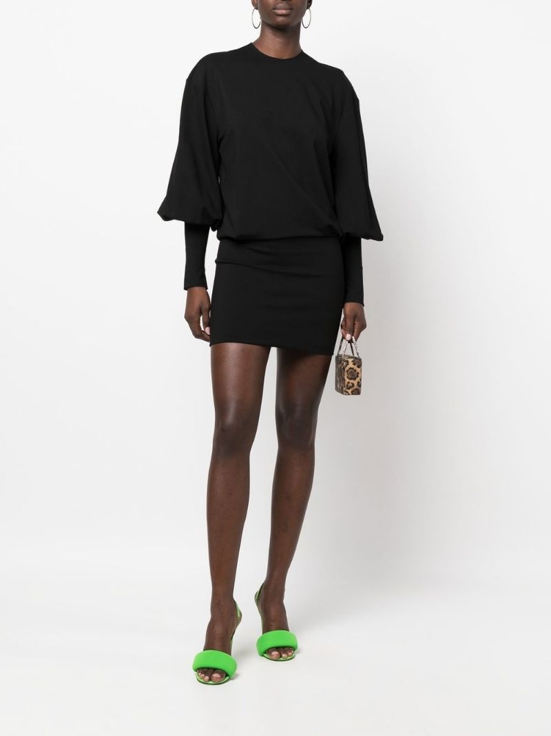 Quinn draped mini dress - 2