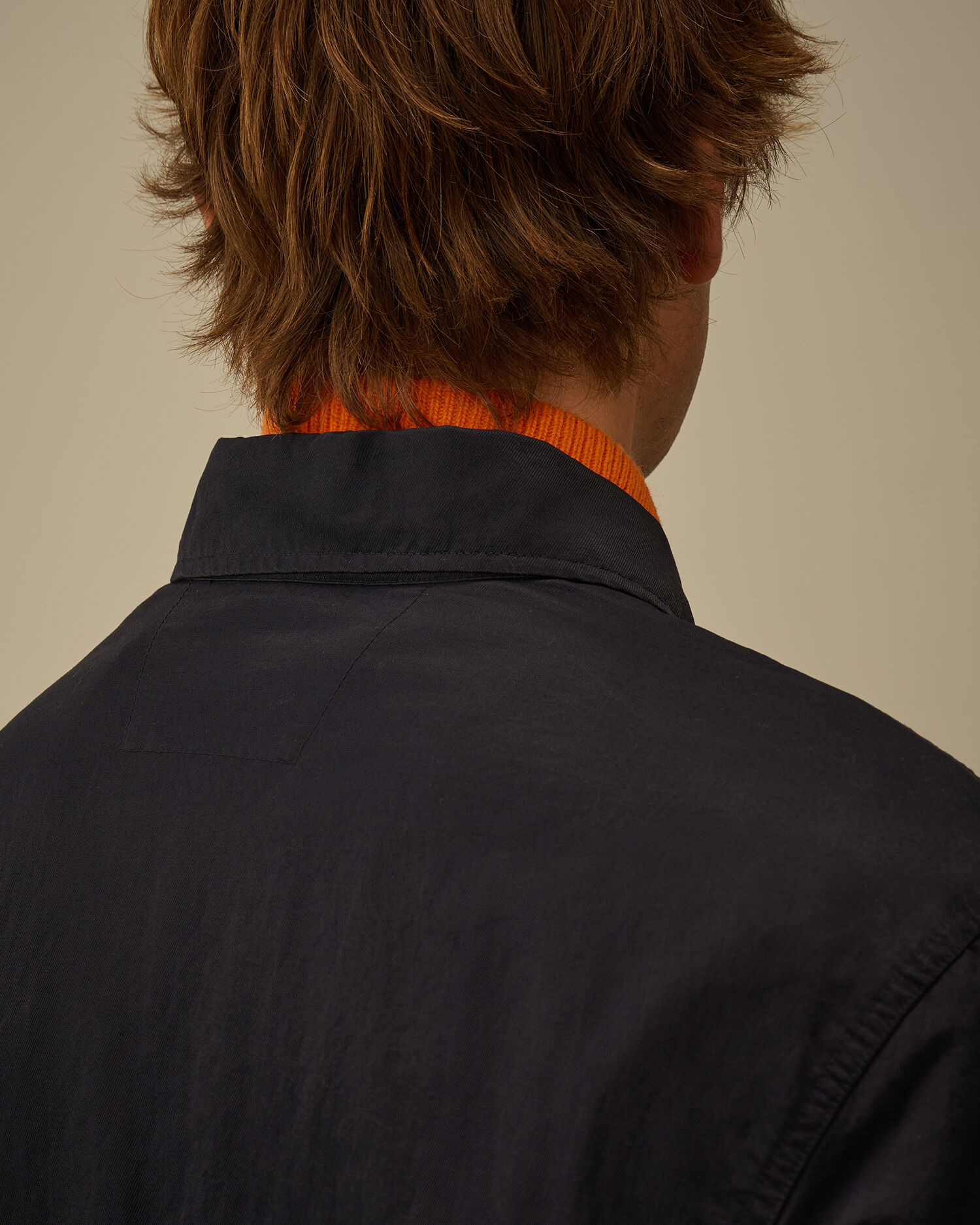 Diagonal Flatt Nylon Button Overshirt - 6