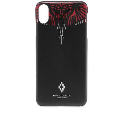 Marcelo Burlon County Of Milan Marcelo Burlon Geometric Wings iPhone XS Max Case outlook