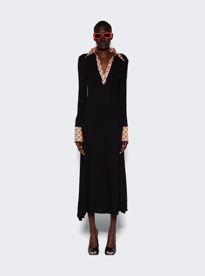 Etro Abito Jersey Dress Black outlook