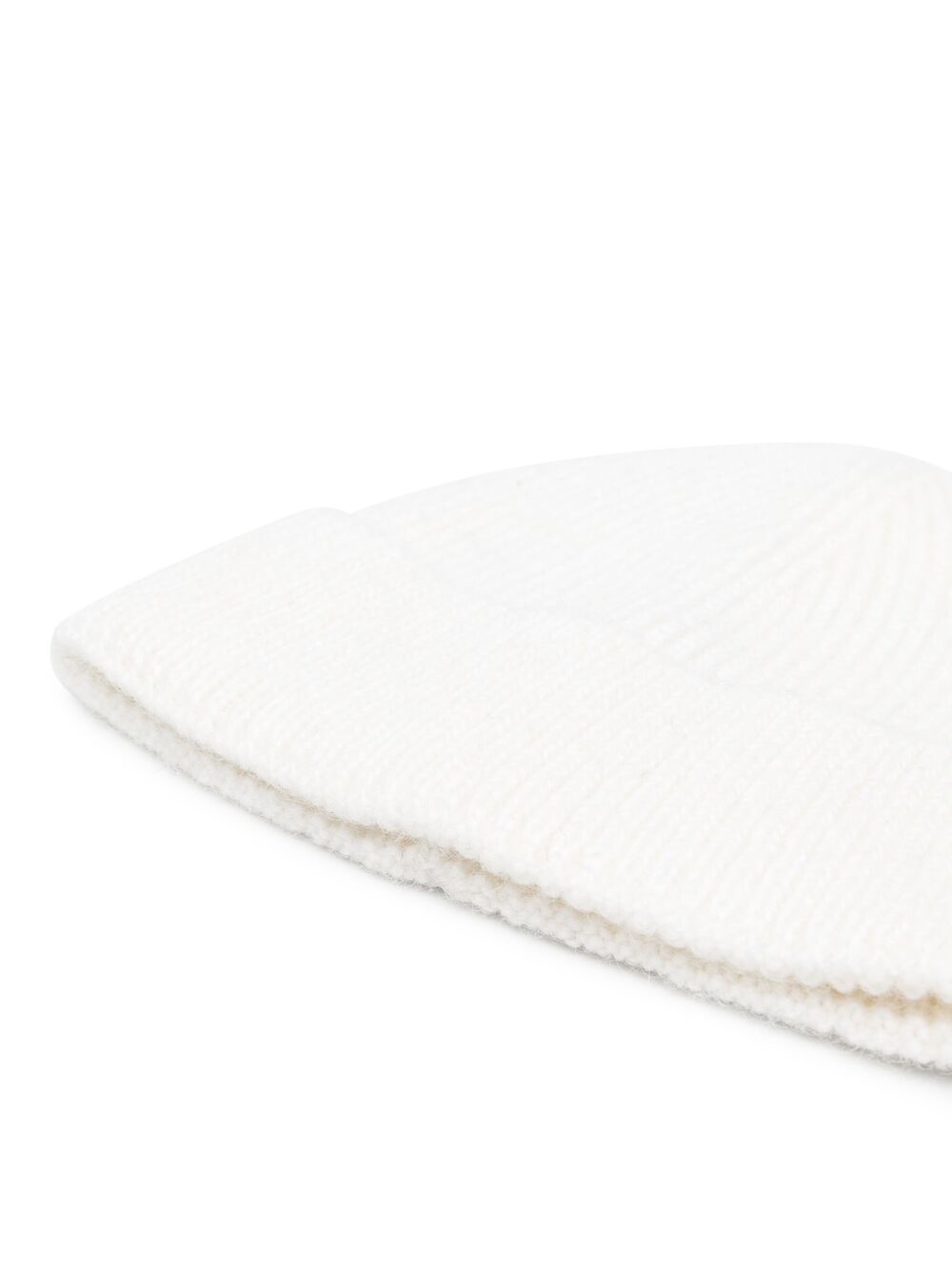 ribbed knit wool beanie - 2