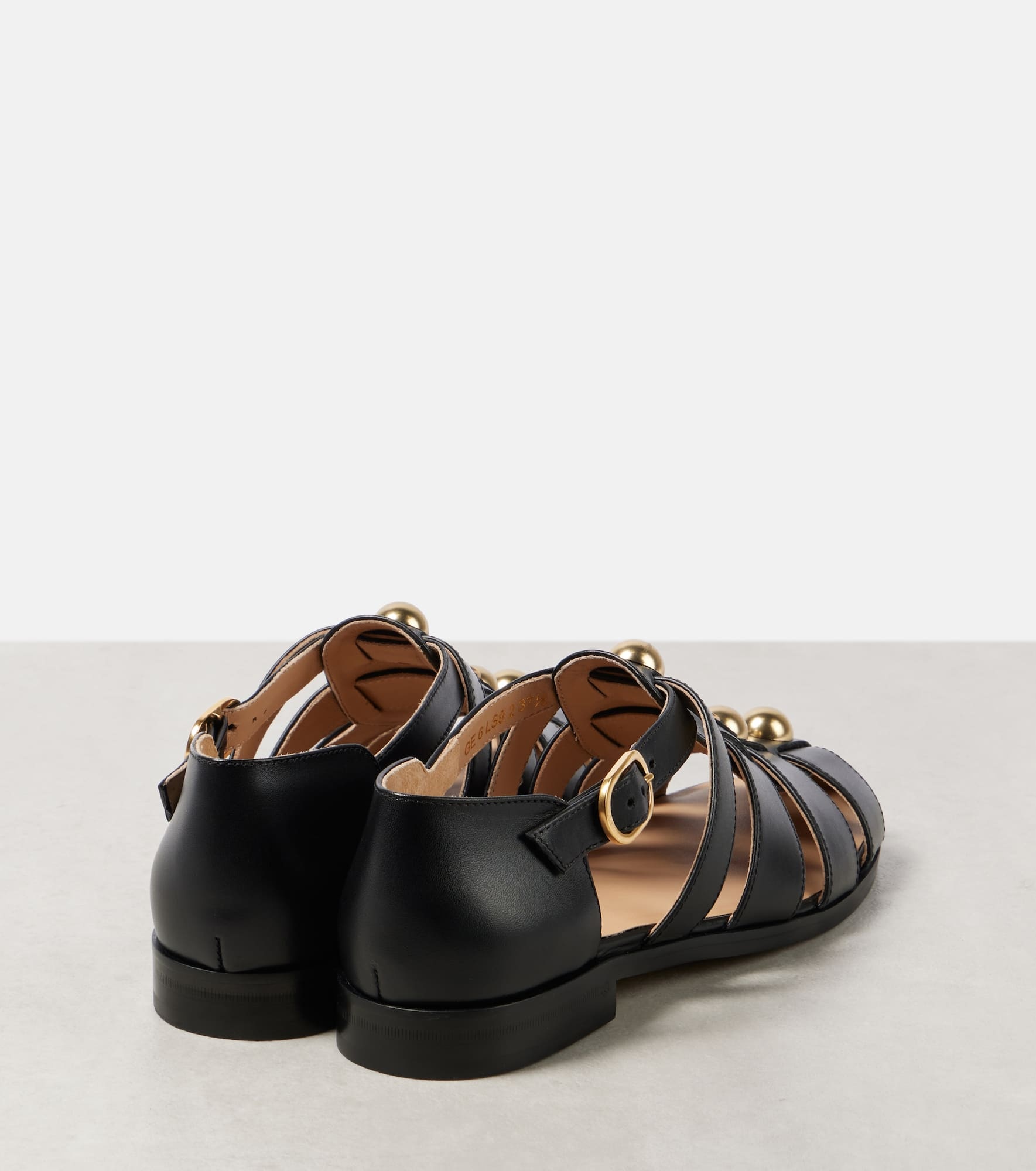VLogo Signature leather fisherman sandals - 2
