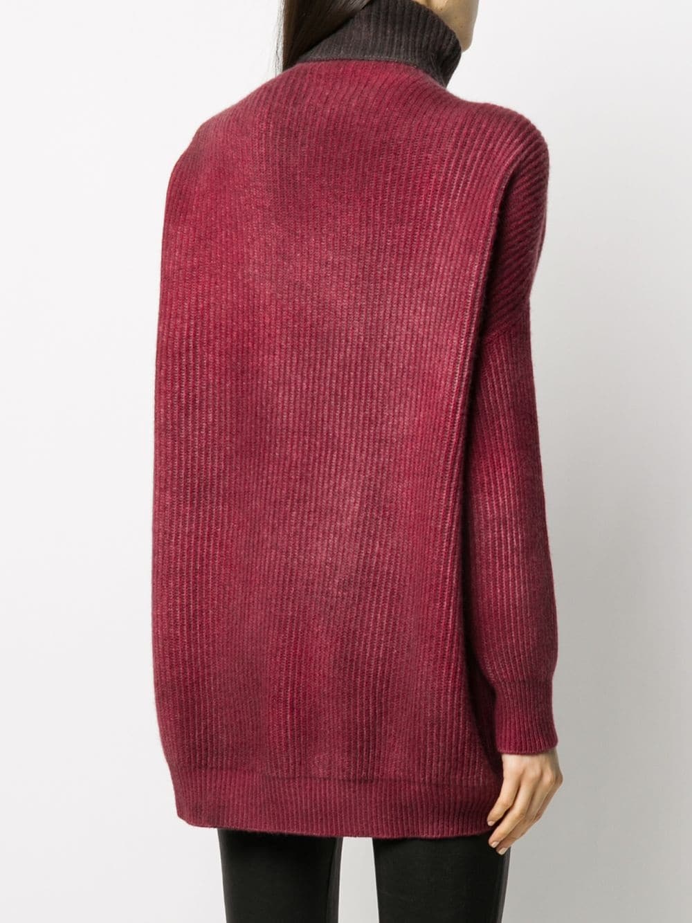 ribbed merino wool turtleneck jumper - 4