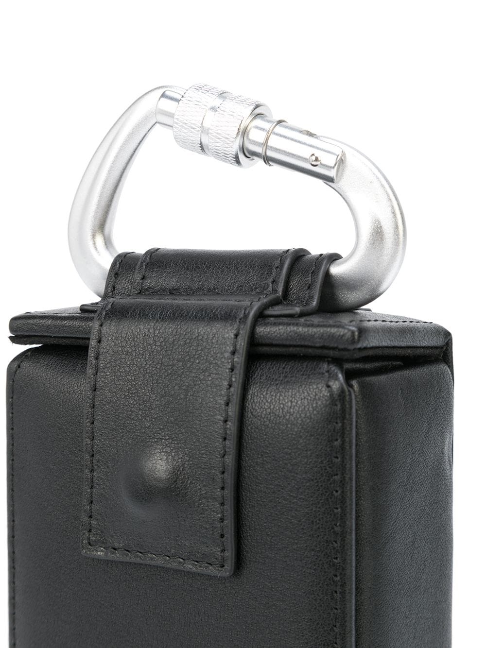 logo-debossed leather belt bag - 4