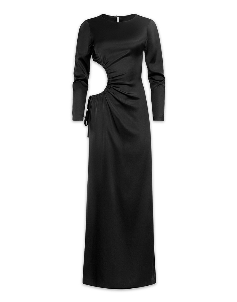 Striking Silk Dress 8