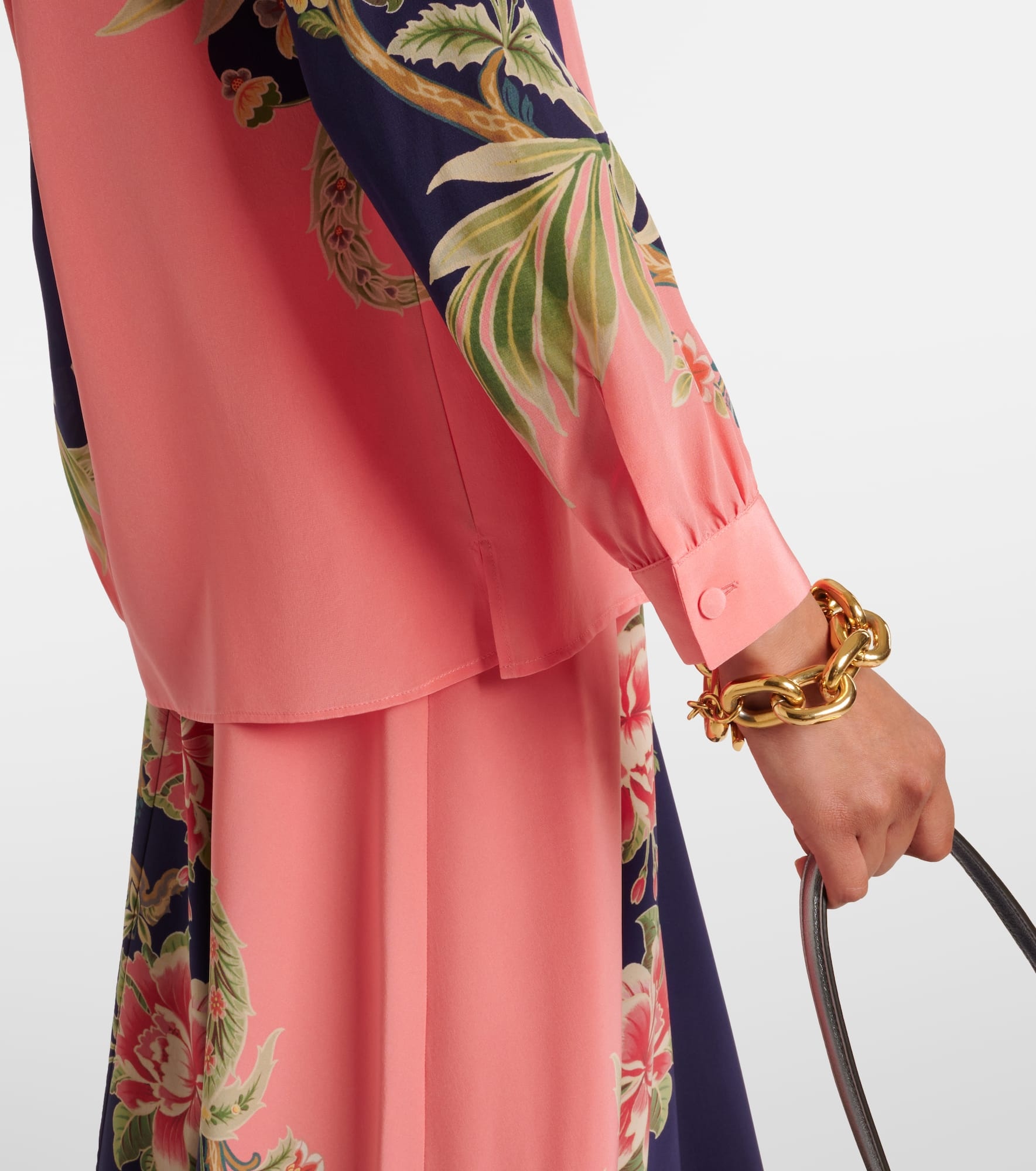Printed silk shirt - 5