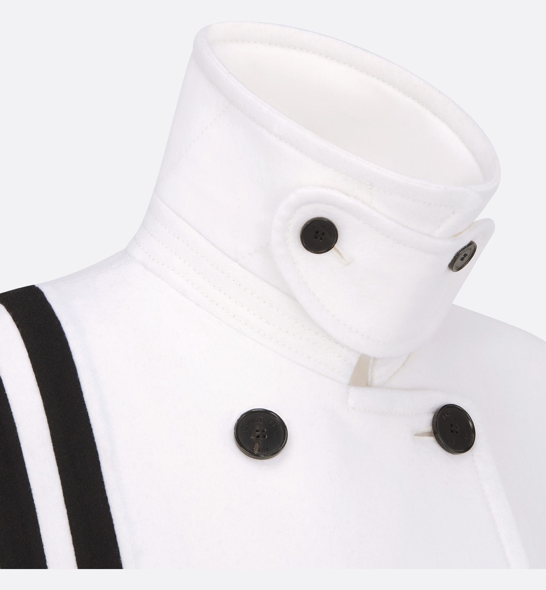 Coat with Dolman Cap Sleeves - 3