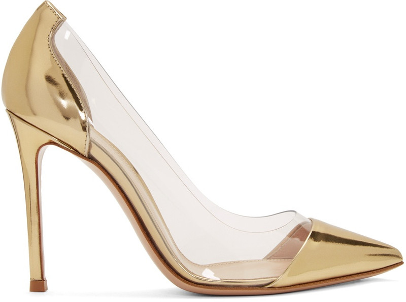 Gold Patent Plexi 105 Heels - 1