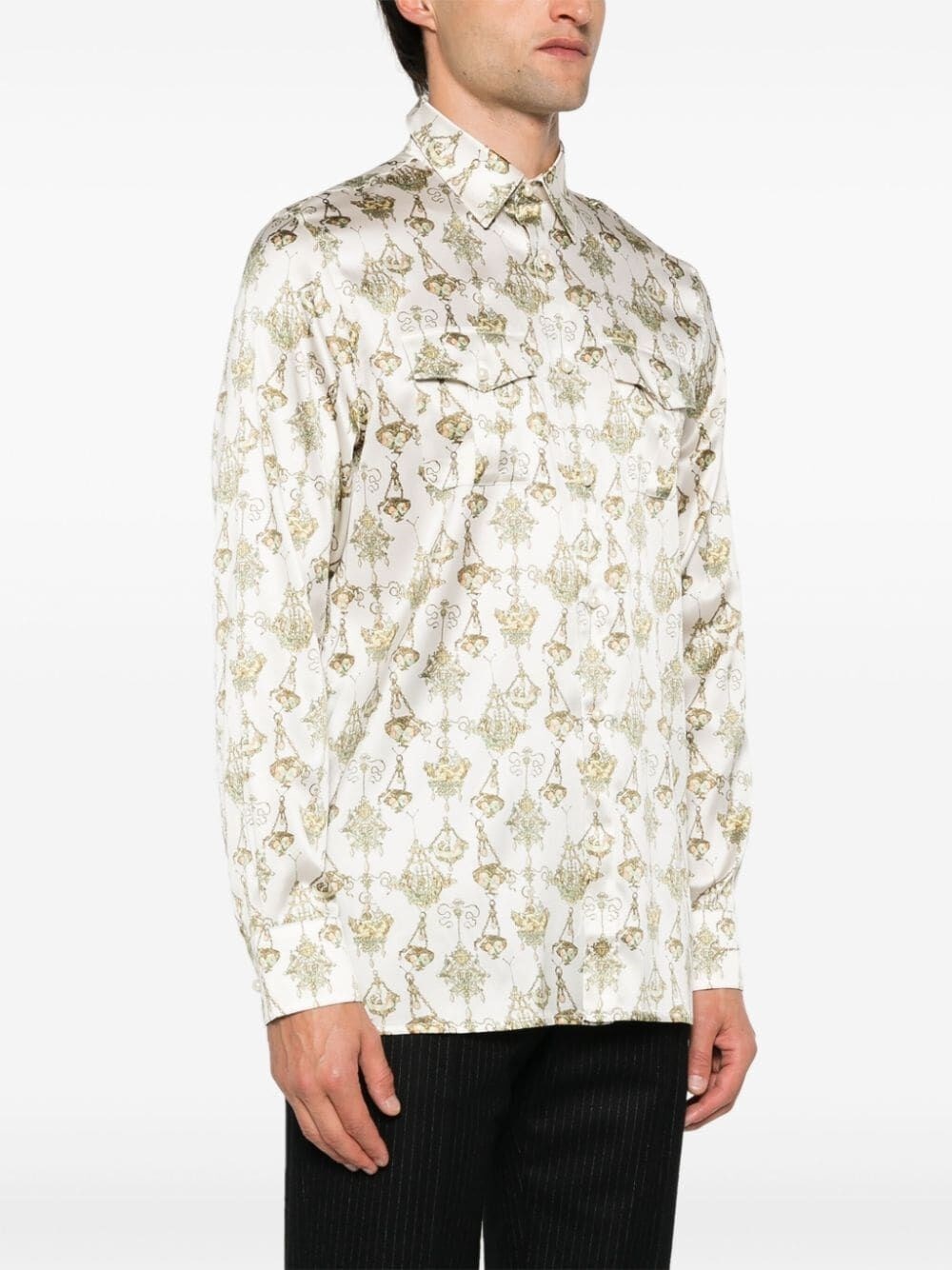 Tight Fit Shirt With Pockets - 4