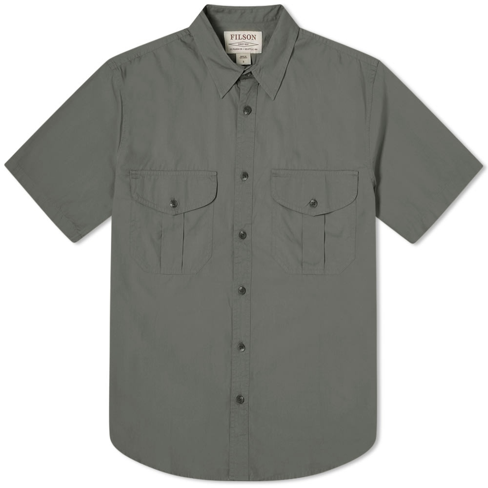 Filson Short Sleeve Feather Cloth Shirt - 1