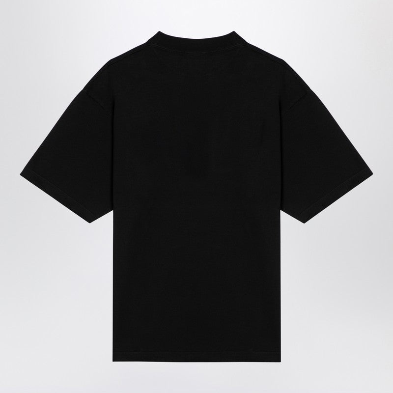 Balenciaga Balenciaga Back Black Jersey T-Shirt Men - 2