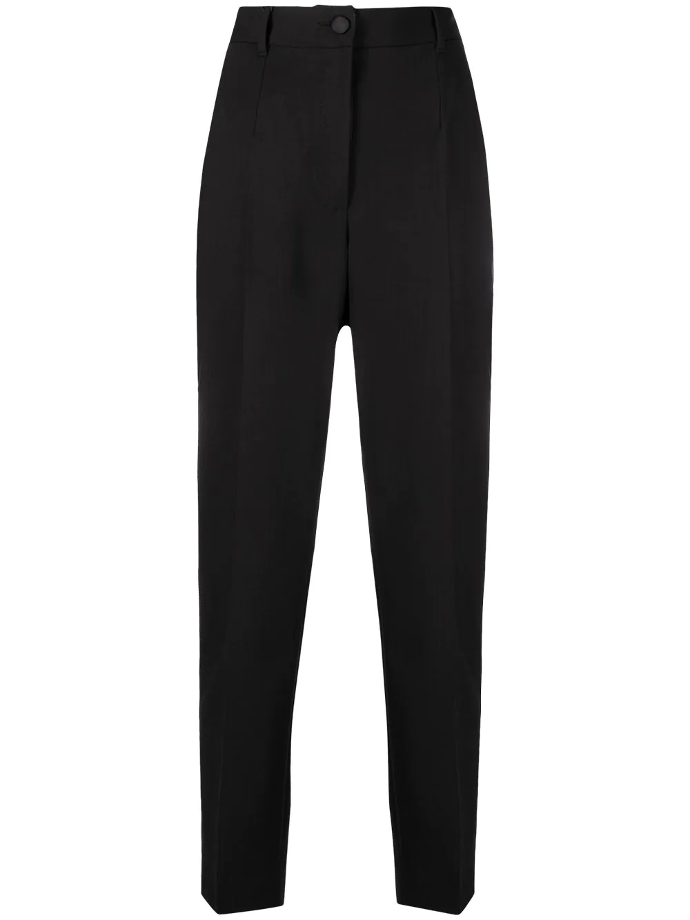 high-waisted tailored trousers - 1