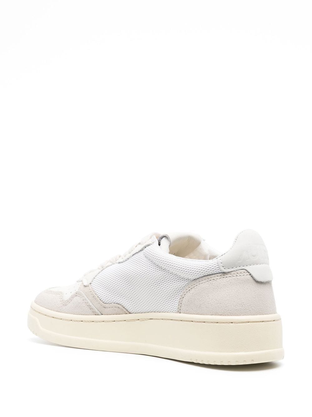perforated low-top sneakers - 3