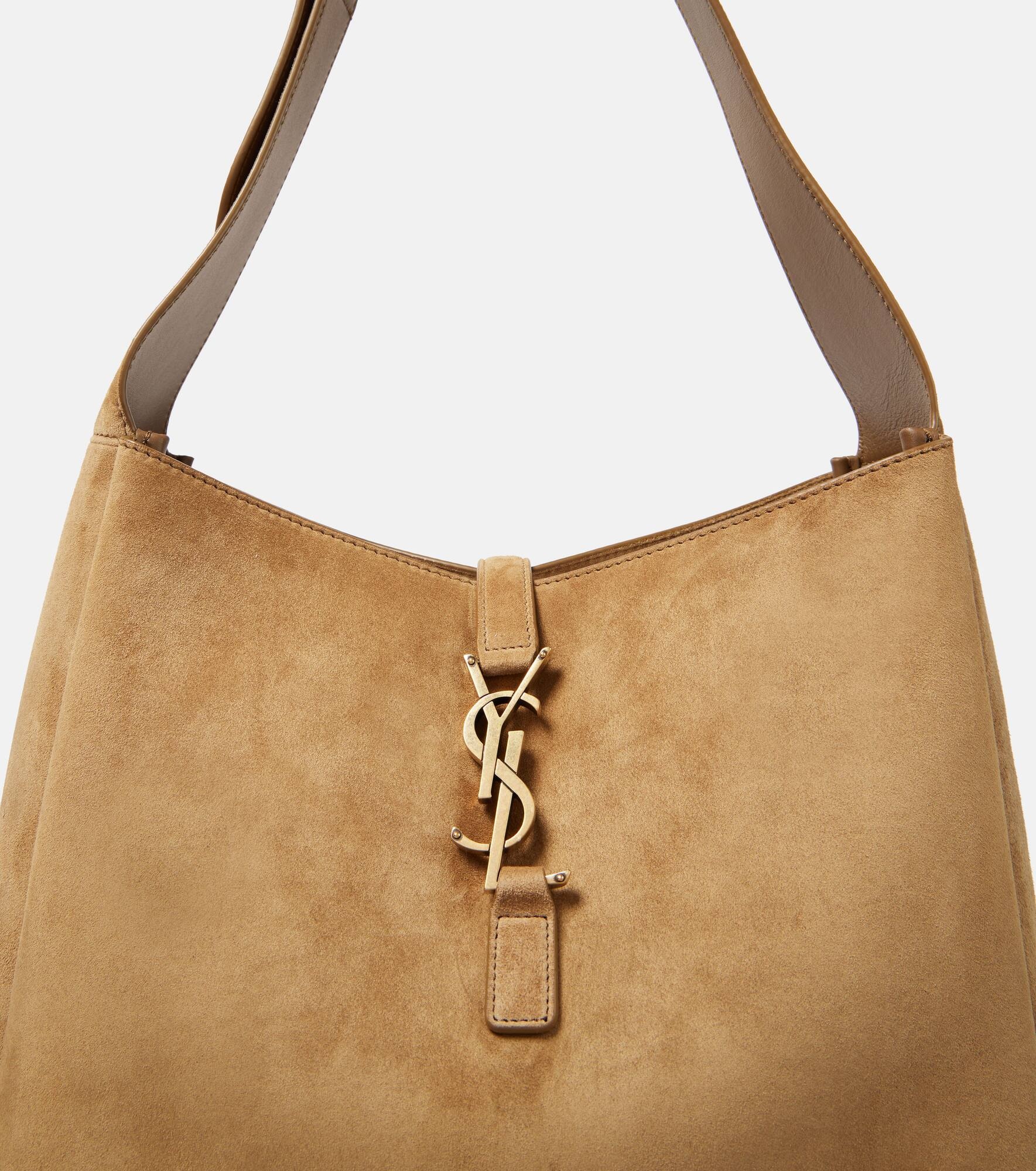 Le 5 à 7 Large suede shoulder bag - 6