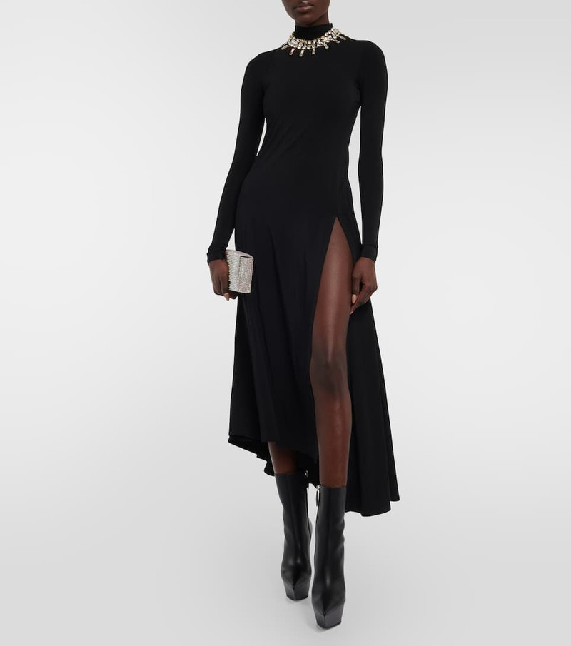 Amina Muaddi Yigit leather platform ankle boots outlook