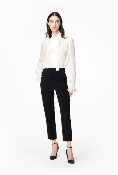 PINKO SLIM-FIT TROUSERS IN STRETCH CREPE outlook
