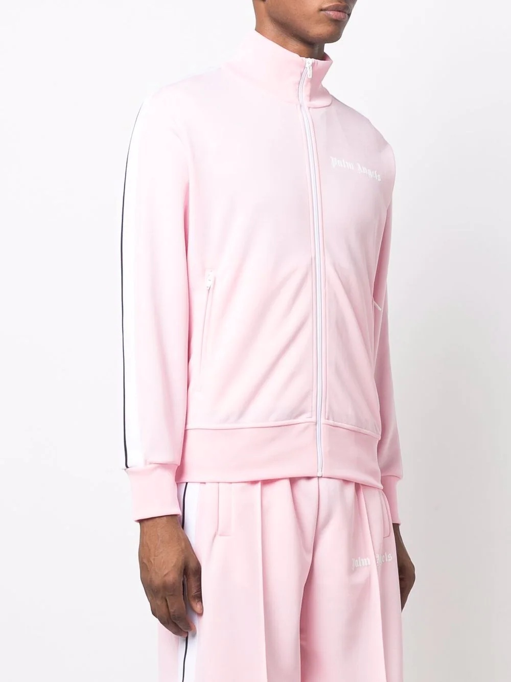 Classic side-stripe zipped jacket - 3