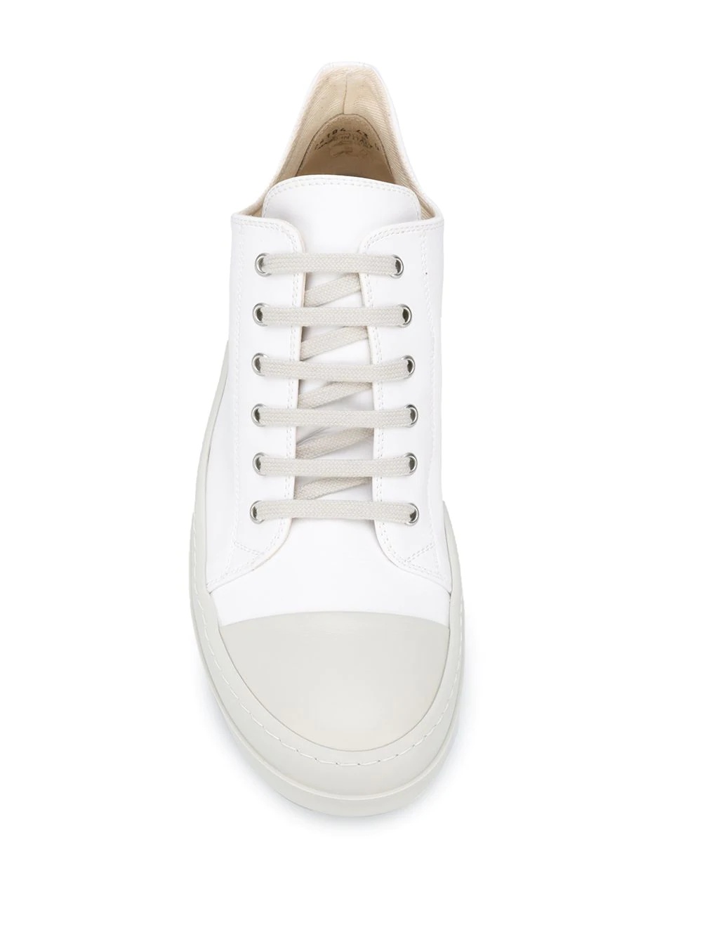 contrasting toecap sneakers - 4