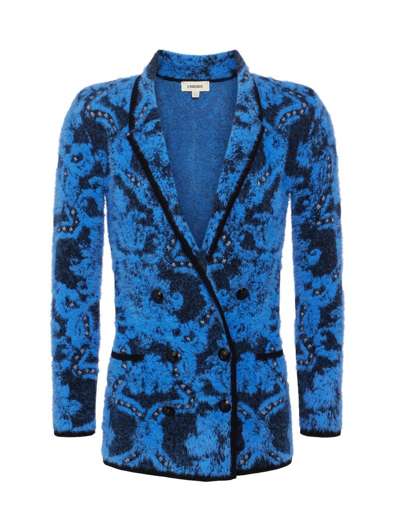 Eileen Jacquard Knit Blazer 1
