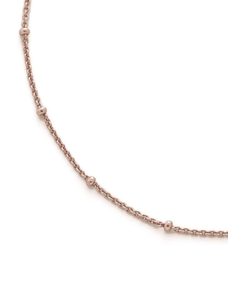 fine-chain 18kt rose gold vermeil necklace 3