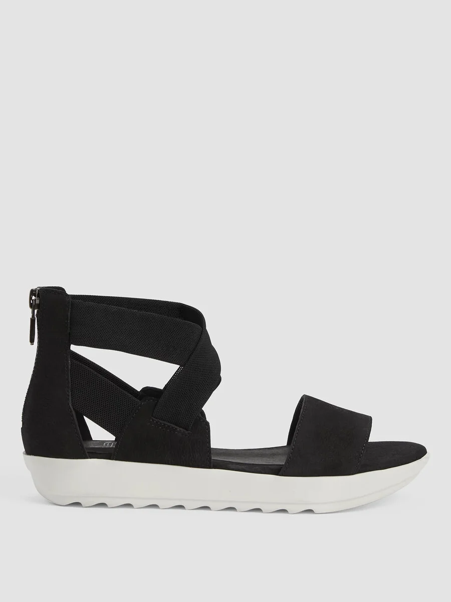 Kash Tumbled Nubuck Leather Sneaker Sandal - 1