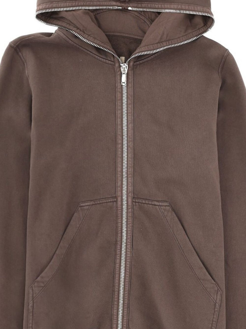 Rick Owens DRKSHDW zipped hoodie outlook