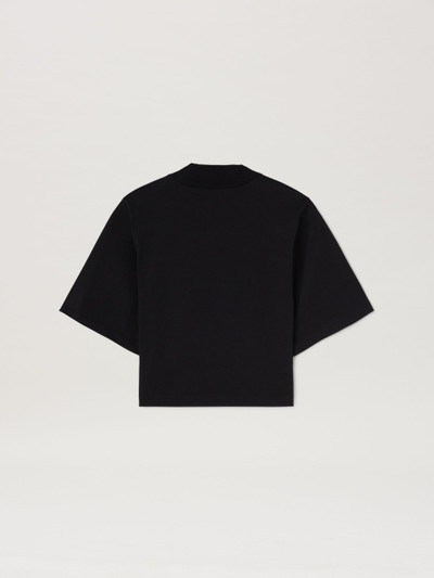 Palm Angels Logo Cropped T-Shirt Black outlook