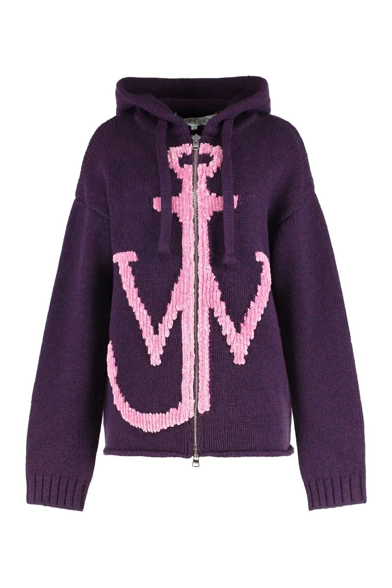 JW Anderson Hooded Cardigan - 1