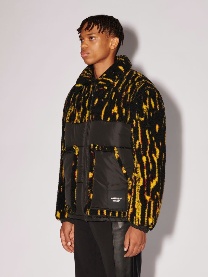 TEDDY JACQUARD PADDED JACKET - 5